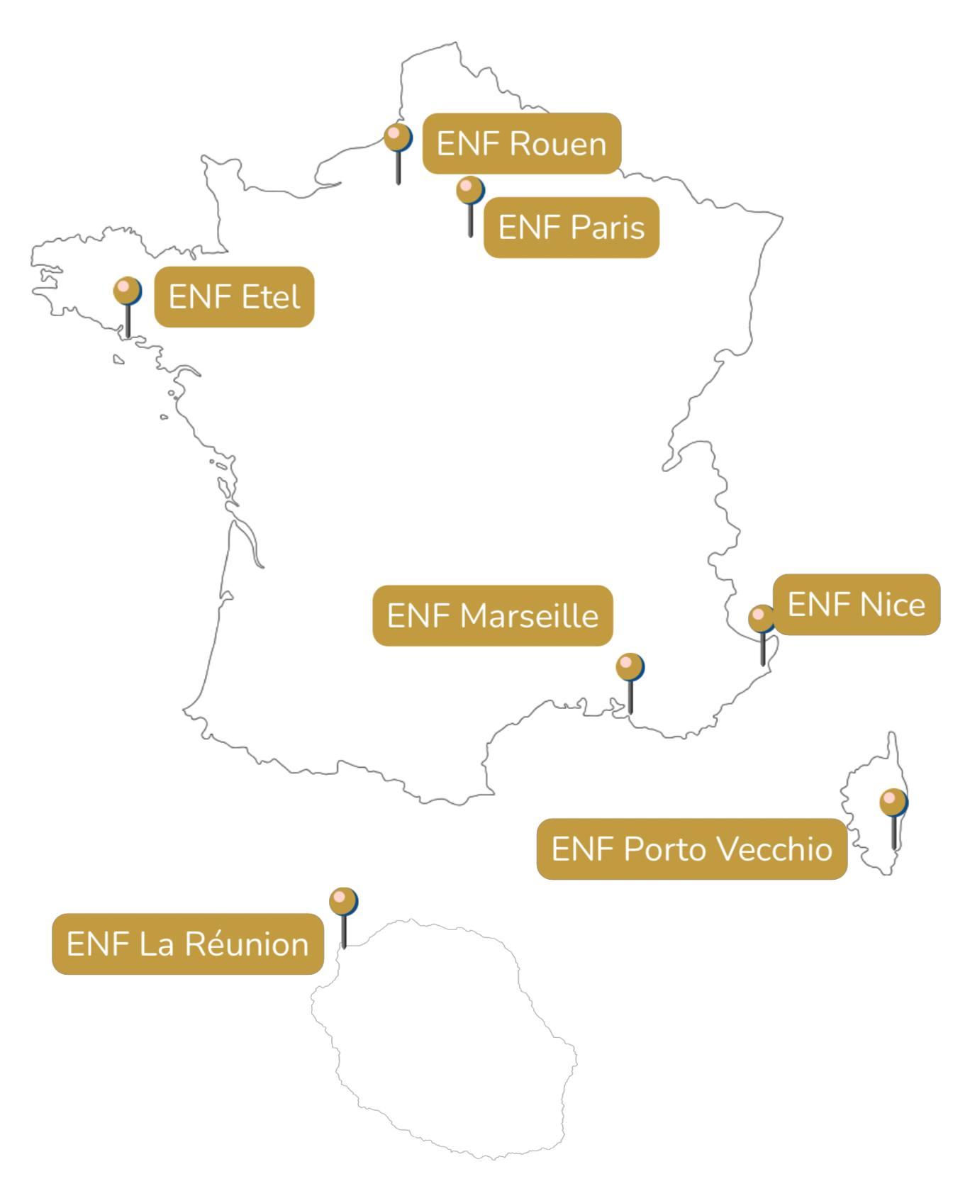 carte du reseau enf